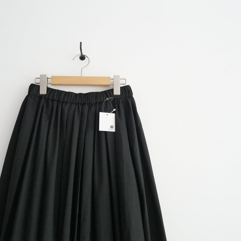 2022SS今季 / ENFOLD / ナチュラルローン ゴムタックバルーンSKIRT / 