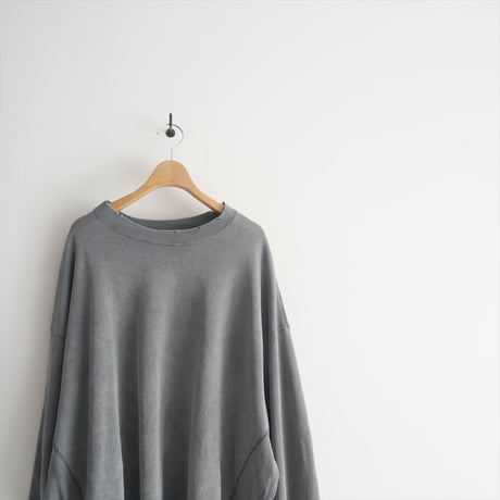 ○2022AW / R'IAM / Plage / MENダメージスウェット / 22070922604040 / 2509-0367
