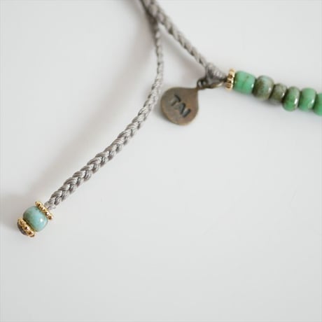 2025 / 未使用 / MUSE de Deuxieme Classe購入品 / TAI GREEN TURQUOISE*GOLD SINGLE ブレスレット / 2605-0473