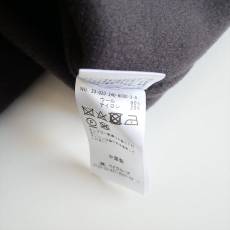 2023AW / NOBLE / リバーシブルビーバーケープコート / 23020240603030 / 2511-0908