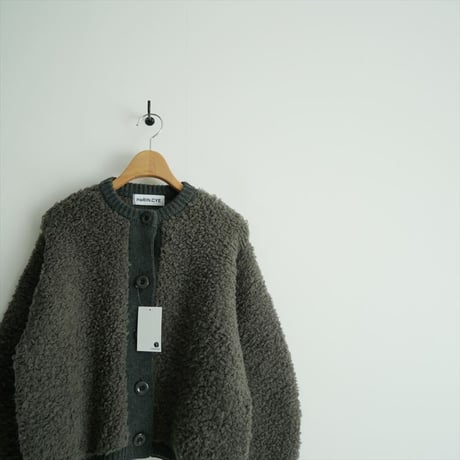 2025AW今季 / HeRIN.CYE / Loop yarn knit cardigan / 530IAT70-1401 / 2512-0549