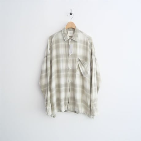 2024・人気完売品 / L'Appartement別注 / REMI RELIEF / CHECK 2 WAY SHIRT / 24050570004010 / 2509-0048