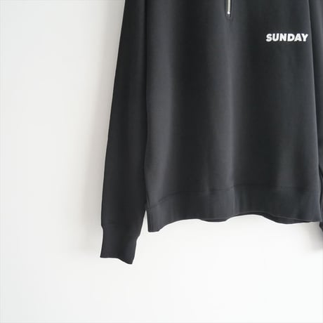 2023AW / 未使用 / journal standard luxe / SUNDAYスウェットハーフZip / 23070440042040 / 2404-0719