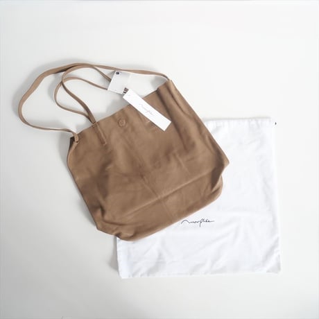 2024AW今季・人気完売品 / 未使用 / Morphee / 3WAY LARGE TOTE（L size）SUEDE CAMEL / L-CCML-101 / 2411-1353