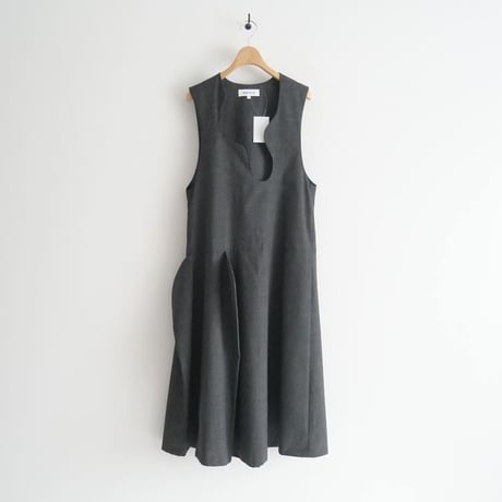 2023AW / ENFOLD / ROUND-NECK JUMPER-DRESS / 300GA233-0570 / 2406-0665