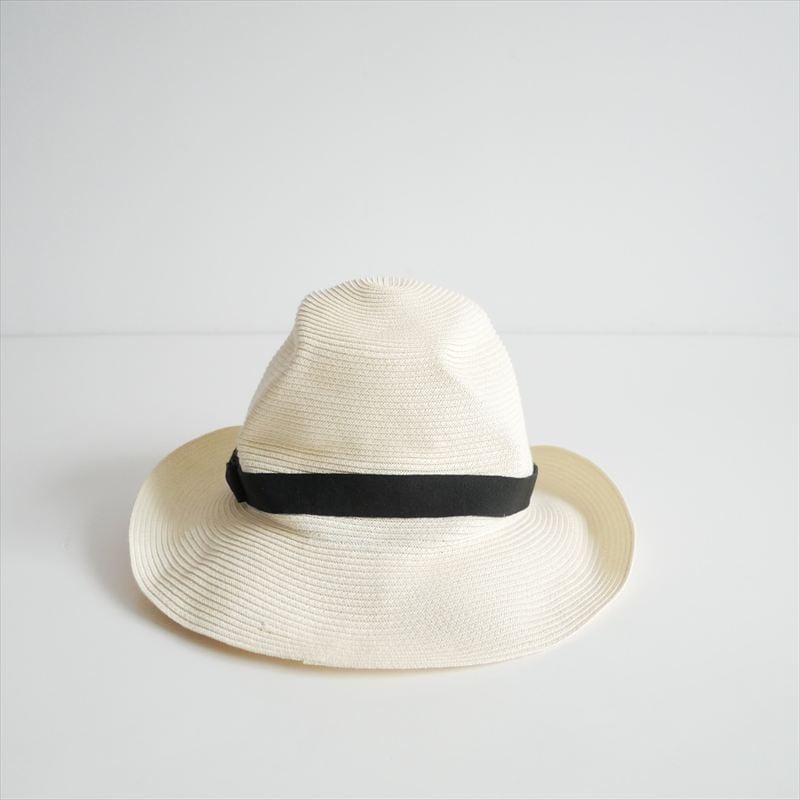 【未使用近】定価19,250円 BOXED HAT 7cm brimgrosgr mature ha. / BOXED HAT 7cm brim / 2510-0326 | r