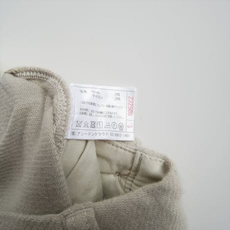 2023AW / ASEEDONCLOUD  / HW WIDE TROUSERS / 232508 / 2504-2052