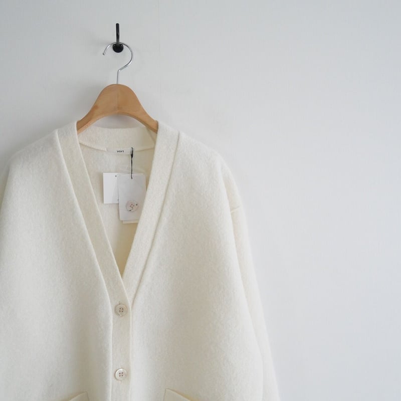 2022AW今季 / yori / 圧縮ニットカーディガン / YR2235-131AW /  