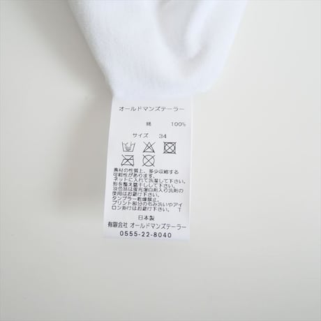 2023SS・人気完売品 / R&D.M.Co-/OLDMANS TAILOR / OMT PRINT CREW S/S TEE / 2504-1279