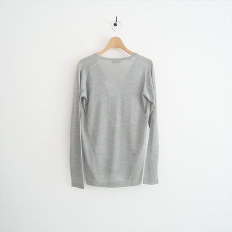 未使用 / JOHN SMEDLEY / シルクVネックニット / 2508-2181