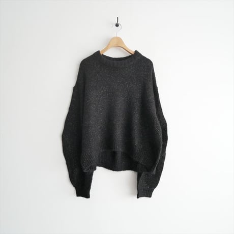 2024AW / 未使用 / three dots / Sparkle yarn pullover / 012743160001 / 2502-0182