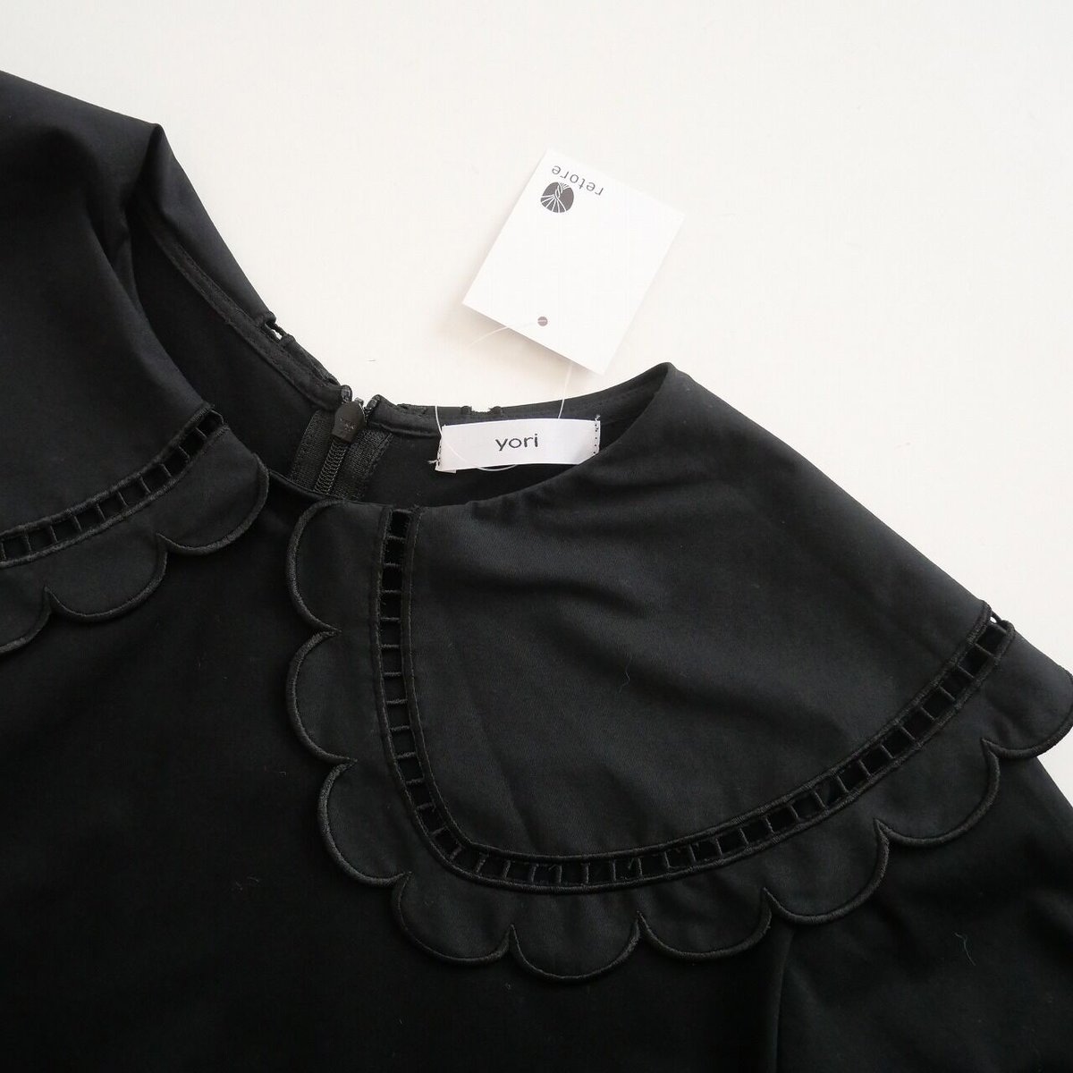 yori スカラップカラーロンtee 2022AW-