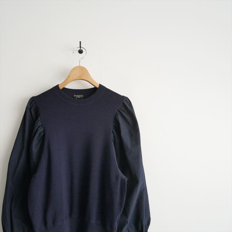 2024 / 未使用 / VERMEIL par iena / コットンリネンコンビニットプル