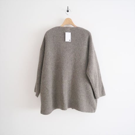2023AW / ichi × TAION / KANOKO Knit Cardigan + Inner Down Vest / WU230562 / 2403-0231
