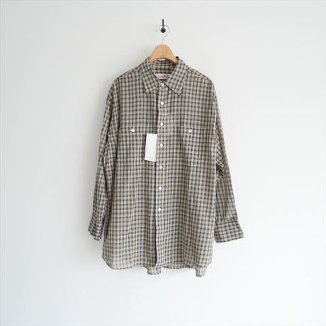 2024SS / 未使用 / SPICK&SPAN / コットンボイルチェックシャツ / 24050200311020 / 2512-114
