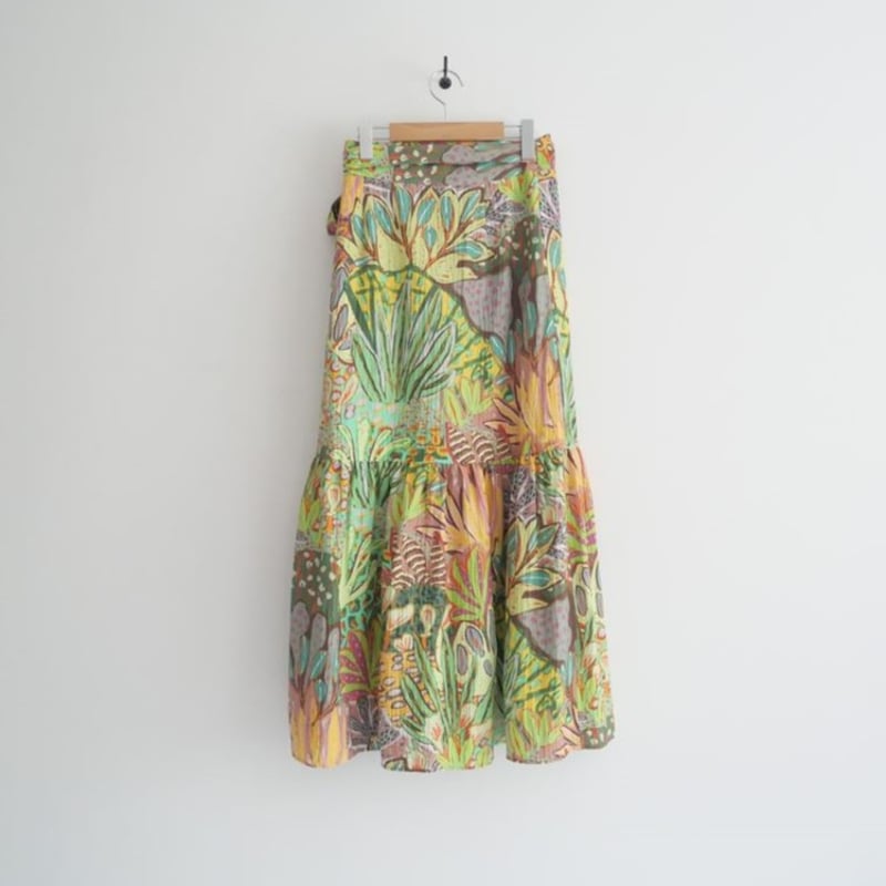 2024SS / CABaN / TOMORROWLAND / ガーデンプリント ティアードラ