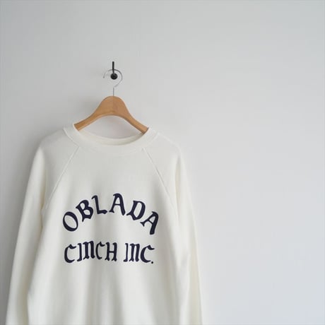 2025 / 未使用 / Oblada / OBLADA CINCH ロゴスウェット / S2510CU16 / 2505-0612