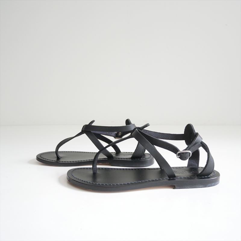 Bshop購入品 K.JACQUES レザートングサンダル BSD241L301-0010 2