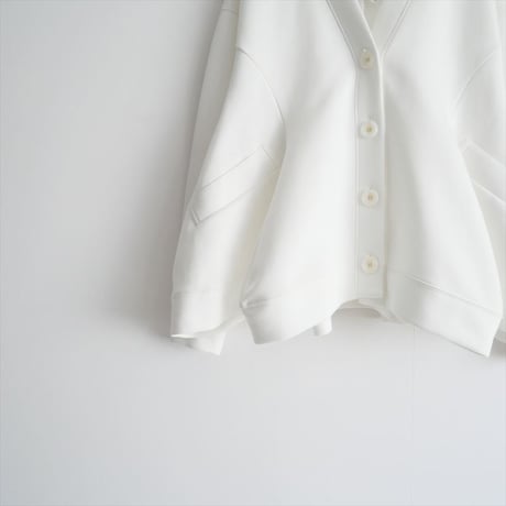2024SS・人気完売品 / nagonstans / curve drape cardigan / 470HS880530 / 2412-0645