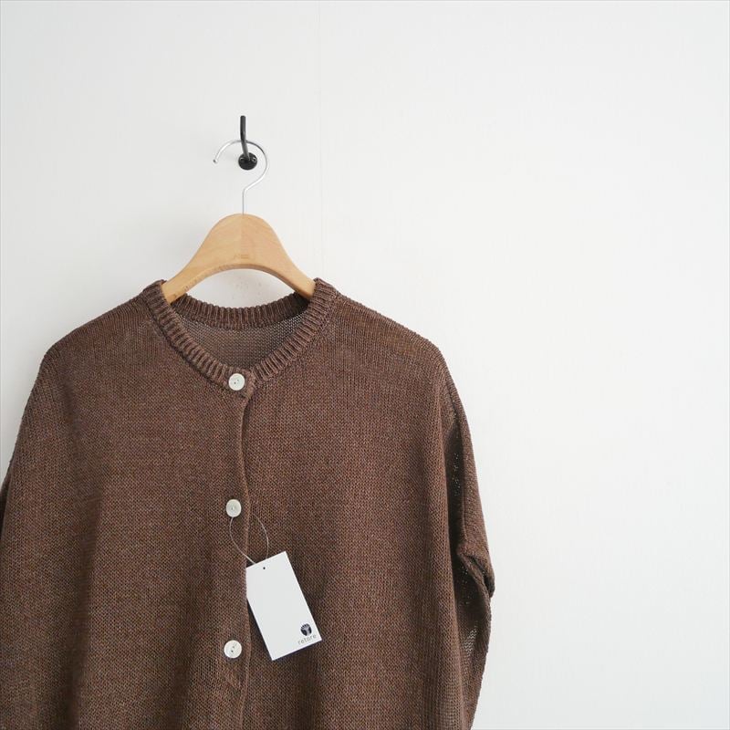 Ballsey TOMORROWLAND ヘンプシルクニット 2-wayカーディガン 1102