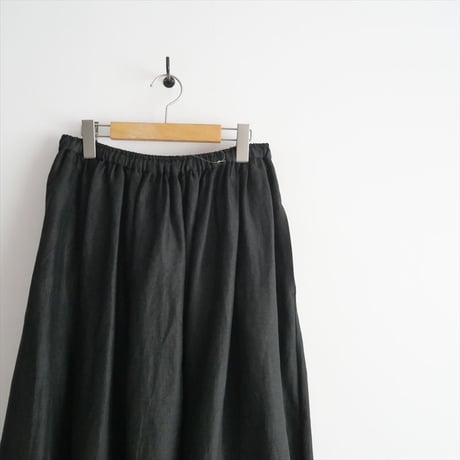 継続販売品 / edit & co. / French Linen Frilled Hem Gather Skirt / E22-9001 / 2405-0540