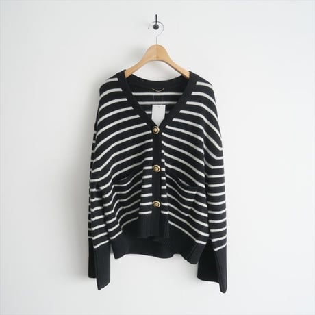 2022AW / L'Appartement / GOLD BUTTON V/N CARDIGAN / 22080560102530 / 2411-1512