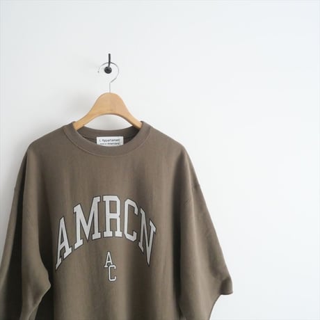 2025SS今季・人気完売品 / 未使用 / L'Appartement別注 / AMERICANA / HALF SLEEVE SWEAT / 25070570105910 / 2507-0482