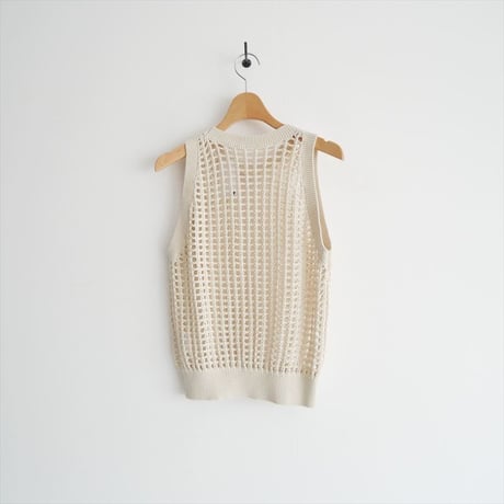 2025SS / HYKE / CROCHETED SWEATER TANK TOP / 11391 / 2512-1598