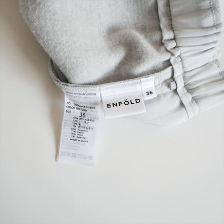 〇2023AW / ENFOLD / ELASTIC TROUSERS  / 300GA431-1670 / 2510-1332