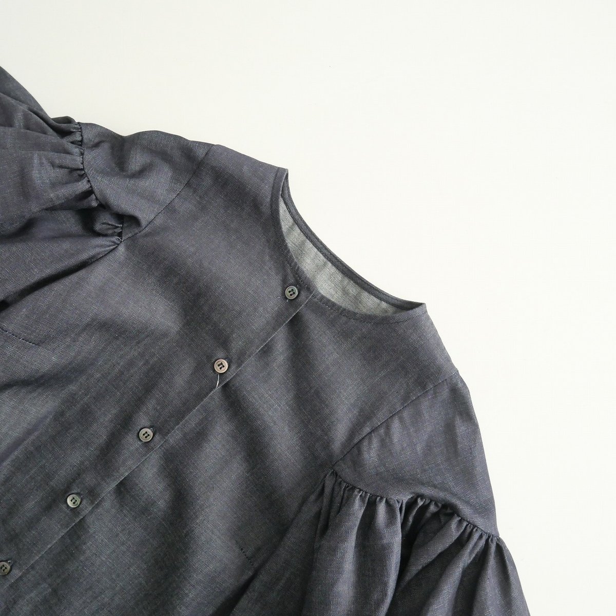 【美品】aLORS paris アローパリEstelle Denlm ブラウス aLORS(アロー)｜Estelle jean(エステルジーン)/デニム の通販