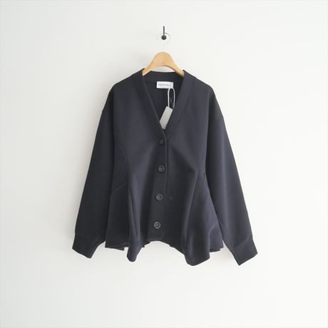 2024・人気完売品 / nagonstans / curve drape cardigan / 470HS880-0530 / 2508-0102