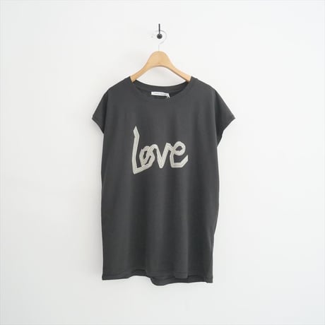 2024SS / 未使用 / IENA購入品 / Rabens Saloner / love TEE / 24070910006410 / 2508-1155