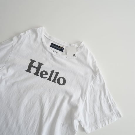 MADISON BLUE / HELLO CREW NECK TEE MNS / MB999-7716M / 2309-0601