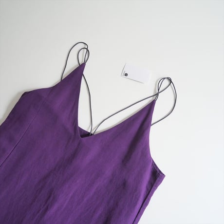 2023SS / 未使用 / IENA購入品 / NORMMENT / COTTON LINEN MIX キャミワンピース / 23040910006610 / 2505-0180