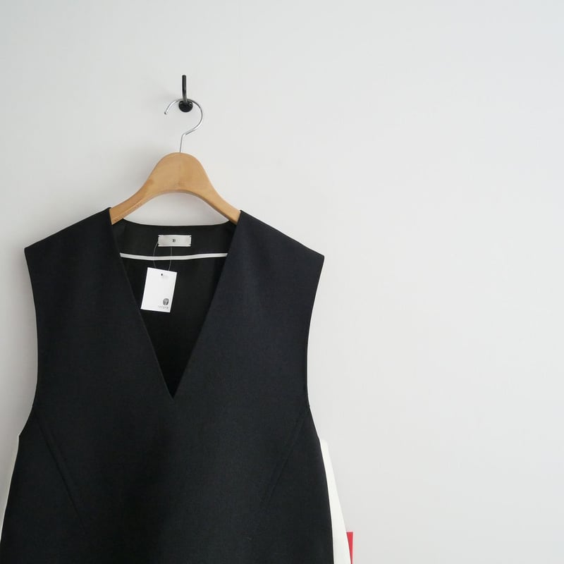 TOMORROWLAND .B ウールオックス サイドジップジレ