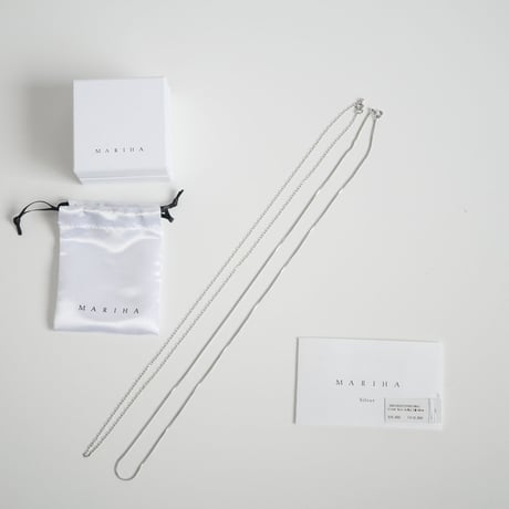 2023 / allureville購入品 / MARIHA / SILENT RAIN 2連ネックレス / 22232253010 / 2403-0153