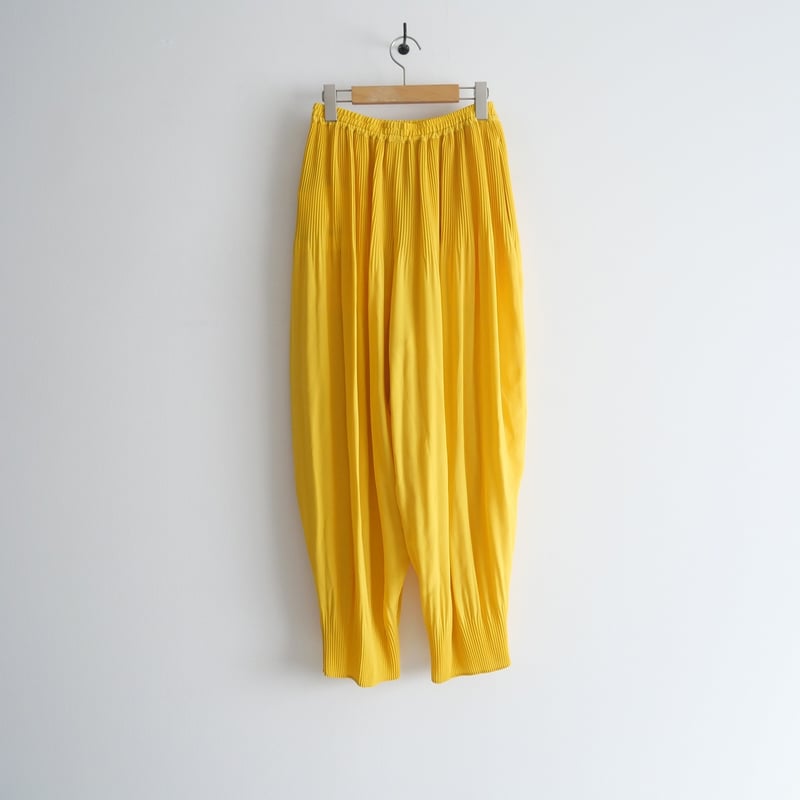 エンフォルド　PEジョーゼットプリーツテーパードトラウザー エンフォルドPEジョーゼットプリーツテーパードトラウザー