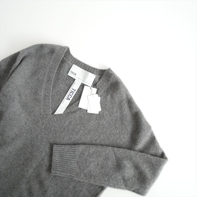 未使用 / TICCA / ヤク深Vネックチュニック / TBAA-241 / 2601-05