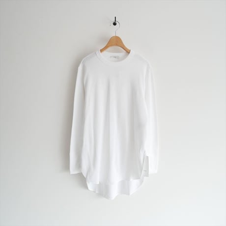 未使用 / BEAUTY&YOUTH購入品 / ATON / ラウンドヘムロングスリーブ プルオーバー / 1666-599-1889 / 2601-0790