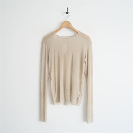 2024AW今季 / Plage / Flocky Mesh ロンT / 24070922102130 / 2411-1080