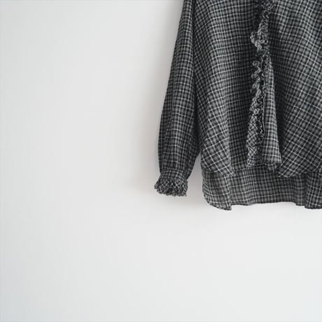 2024AW / journal standard luxe / リファイン フリルブラウス / 24050440020040 / 2504-0523