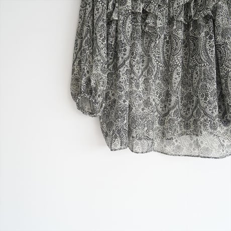 2024SS / CLOTH&CROSS / デボーpt.フリルブラウス / ST-L1147 / 2411-0808