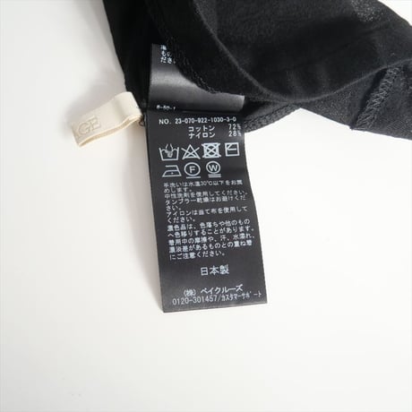 2023AW / Plage / ボートネック Sheer ロンT / 23070922103030 / 2411-1127