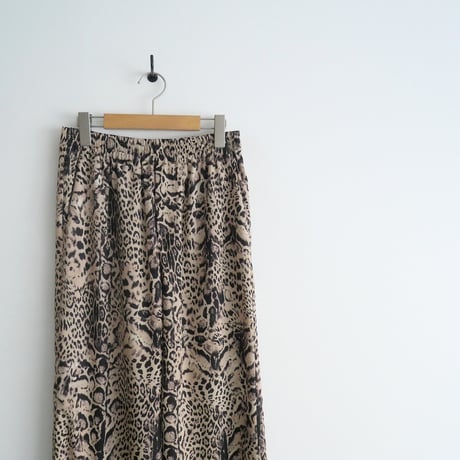 2022SS / Lisiere / L'Appartement / Leopard Relax Pants / 22030560101410 / 2401-0806