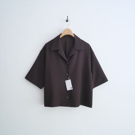 2024AW・人気完売色 / RIM.ARK / Open collar half sleeve SH / 460HAL30-1301 / 2505-0603