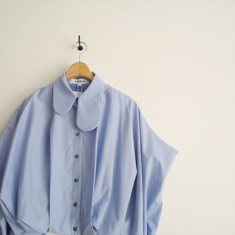2024・人気完売品 / 未使用 / ENFOLD / WASHABLE BALLOON CROPPED SHIRT / 300HA130-0320 / 2504-1244