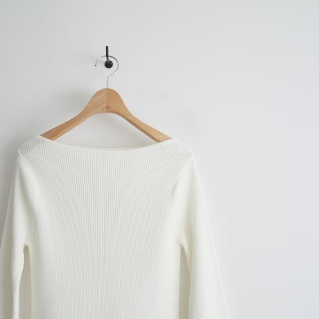 2022SS / 未使用 / L'Appartement / SLIT RIB KNIT PULLOVER / 22080560203010 / 2403-0794