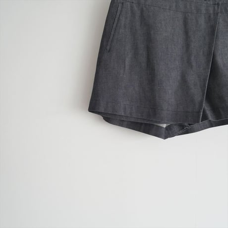 2024SS / 未使用 / MACHATT / デニムラップショートパンツ / 24010403 / 2503-0261