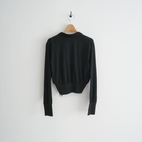2025 / Mame Kurogouchi / Detachable Embroidery Collar Knitted Cardigan / MM25SS-KN006 / 2509-2025