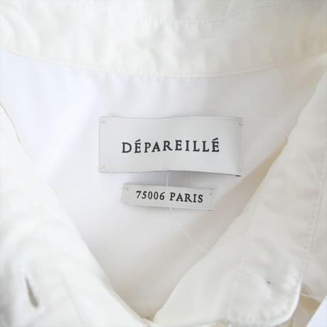 2023SS / DEPAREILLE / コットンシルクフリルシャツ / B1132AFB041A / 2406-0690